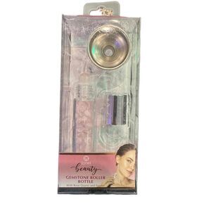 New Lomi Beauty Gemstone Roller Bottle With Rose Quartz Elegant Beauty Accessory